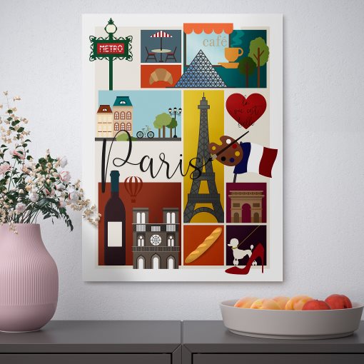 PJÄTTERYD, picture/Paris, 30x40 cm, 006.187.85