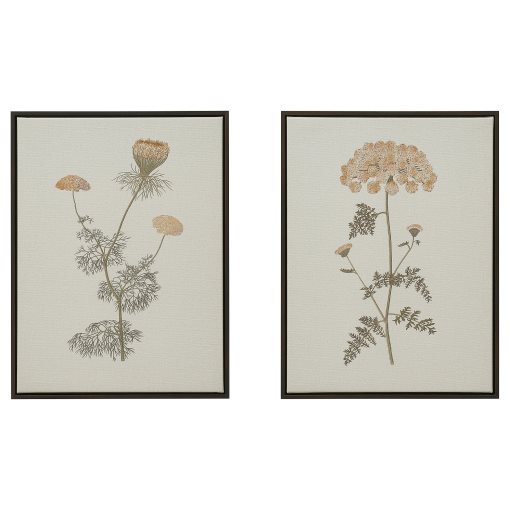 BLODFLÄDER, picture/floral simplicity/2 pack, 30x40 cm, 006.234.71