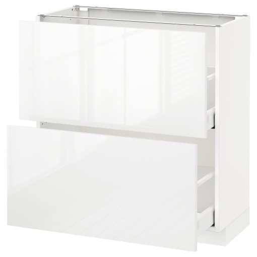 METOD/MAXIMERA, base cabinet with 2 drawers, 091.132.91