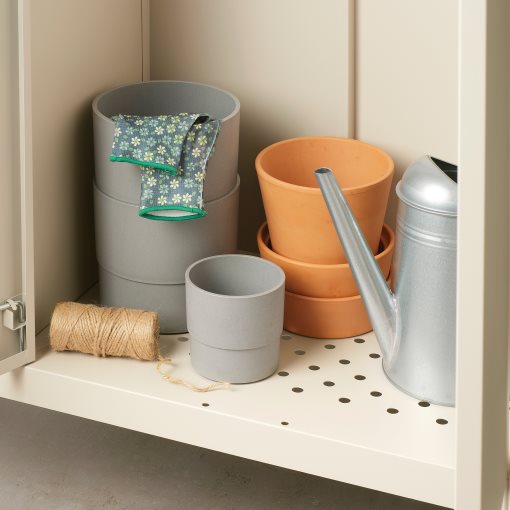 KOLBJÖRN, shelving unit with cabinet, 171x37x161 cm, 092.916.22