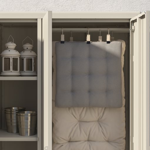 KOLBJÖRN, shelving unit with cabinet, 171x37x161 cm, 092.916.22