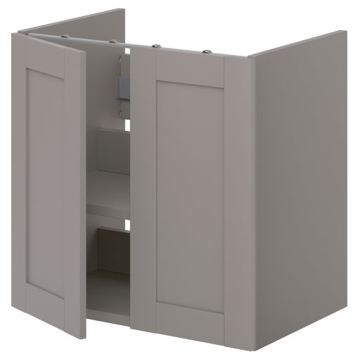 ENHET, ντουλάπι βάσης για νιπτήρα με ράφια/πόρτες, 093.224.16