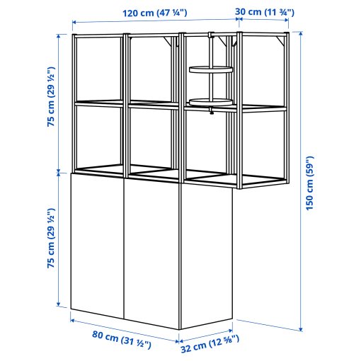 ENHET, wall storage combination, 093.314.54