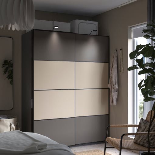 MEHAMN, pair of sliding doors, 200x201 cm, 094.362.67