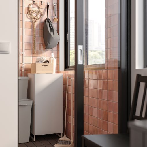JOSTEIN, shelving unit with door/in/outdoor, 41x44x90 cm, 094.371.63