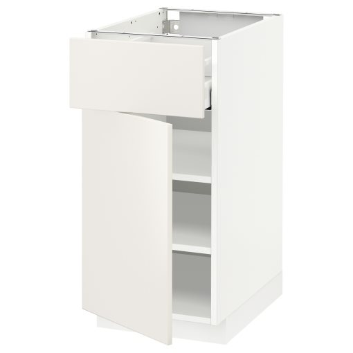 METOD, base cabinet with drawer/door, 40x60 cm, 094.596.40