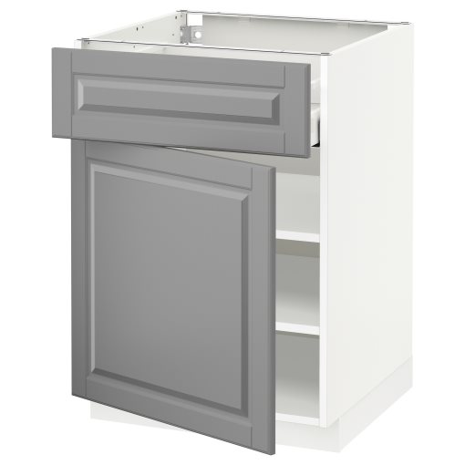 METOD, base cabinet with drawer/door, 60x60 cm, 094.639.15