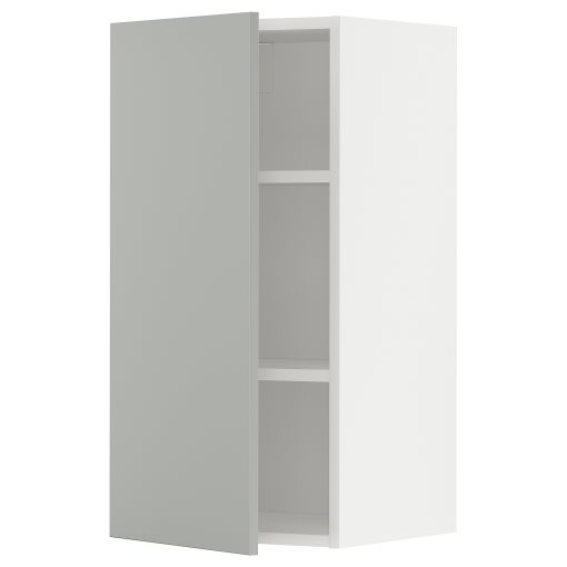 METOD, wall cabinet with shelves, 40x80 cm, 095.393.69