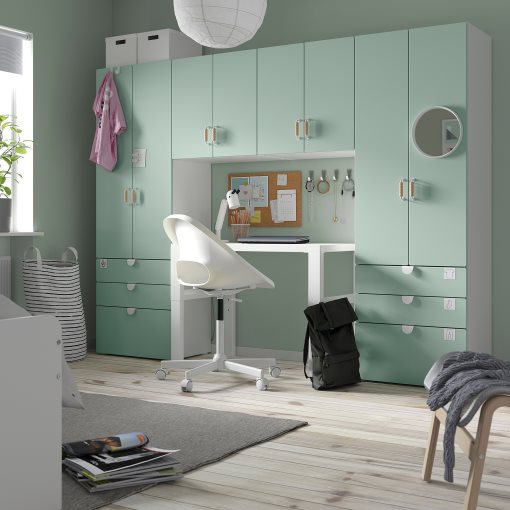 SMASTAD/PLATSA, σύνθεση αποθήκευσης, 240x42x181 cm, 095.445.54