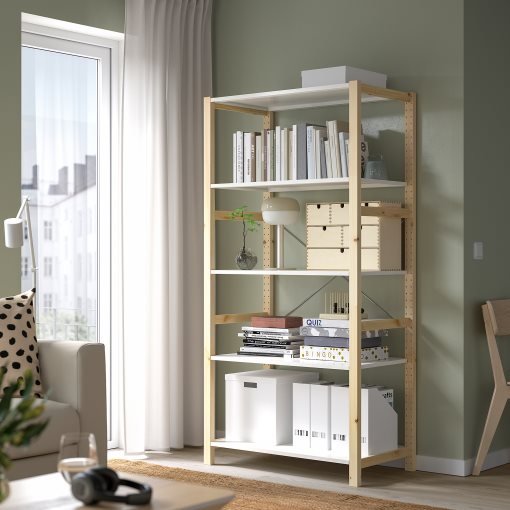 IVAR, shelving unit, 89x50x179 cm, 095.535.05