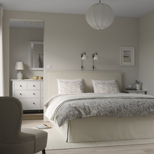 TÄRNKULLEN, upholstered bed frame, 160x200 cm, 095.692.24