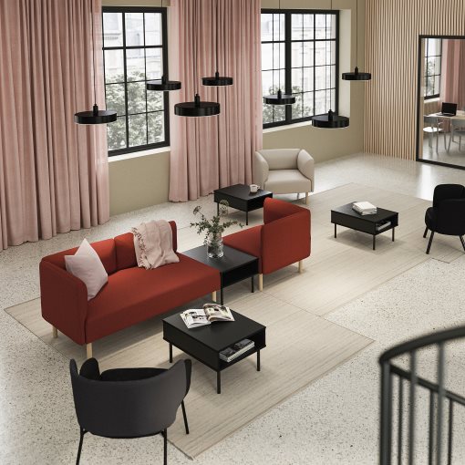 LILLEHEM, 3-seat modular sofa with side table, 095.697.47