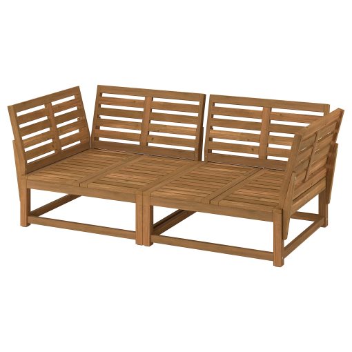 NÄMMARÖ, σύνθεση διθέσιου καναπέ με μπράτσα εξωτερικού χώρου, 183 cm, 096.075.13