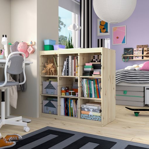 TROFAST, storage combination with shelves room divider, 93x44x91 cm, 096.125.81
