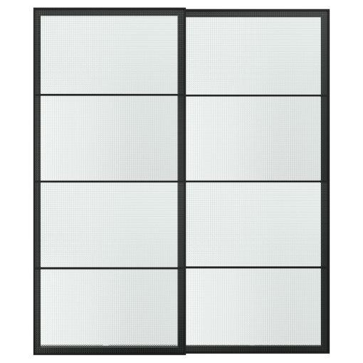LUNDBRÄSMA, pair of sliding doors, 200x236 cm, 096.190.59