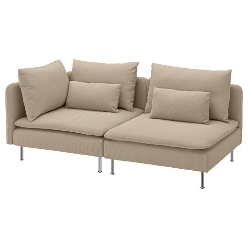 SÖDERHAMN, 3-seat sofa with open end, 096.221.08