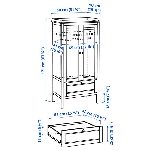 SUNDVIK, wardrobe, 102.696.96