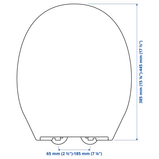 VALLOXEN, toilet seat, 104.156.12