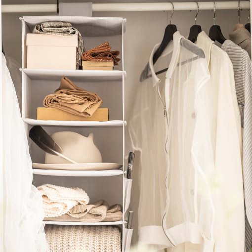 BLÄDDRARE, hanging storage with 7 compartments, 30x30x90 cm, 104.744.04