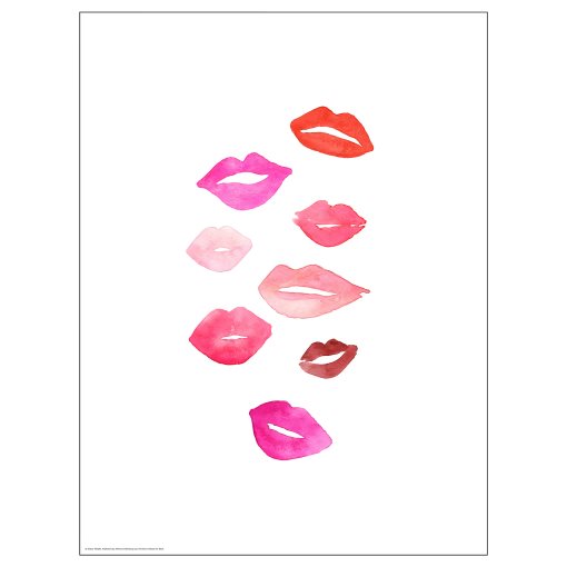 BILD, poster/Lipstick kiss, 30x40 cm, 104.956.18