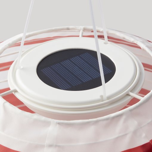 SOLVINDEN, ηλιακό κρεμαστό φωτιστικό με ενσωματωμένο φωτισμό LED/εξωτερικού χώρου γλόμπος, 30 cm, 105.139.57