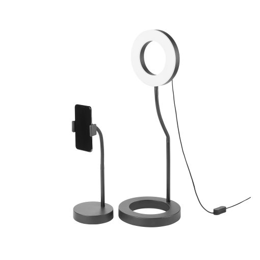 LÅNESPELARE, ring light with phone holder, 105.143.58