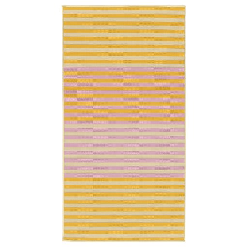 KORSNING, rug flatwoven/striped/in/outdoor, 80x150 cm, 105.414.89