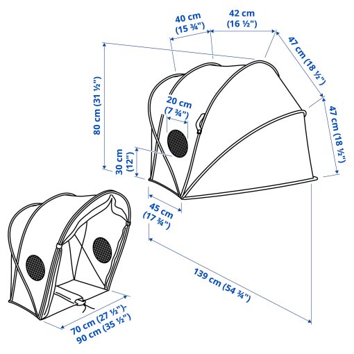 ELDFLUGA, bed tent, 70/80/90, 105.421.15