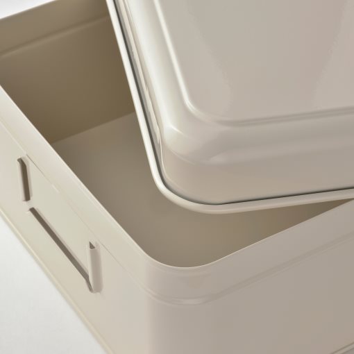 PLOGFÅRA, storage box with lid, set of 2, 105.432.14