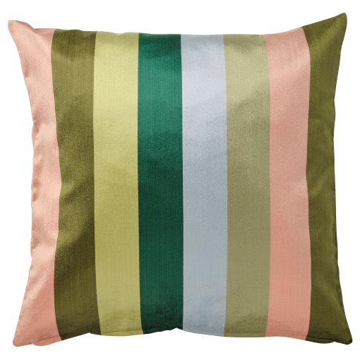 VATTENVÄN, cushion cover/striped, 50x50 cm, 105.432.90