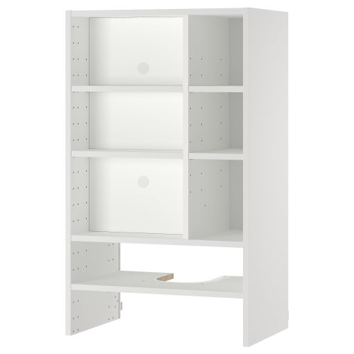 METOD, wall cabinet frame for built in extractor hood, 60x37x100 cm, 105.476.41