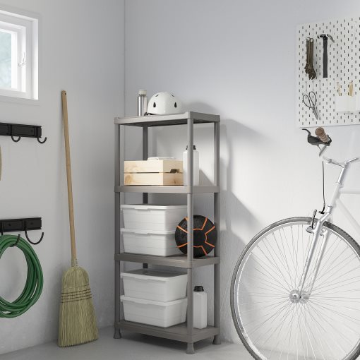 RUNMARÖ, shelving unit/in/outdoor, 60x30x133 cm, 105.513.17