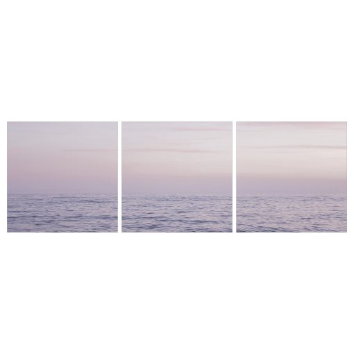 PJÄTTERYD, πίνακας/αποχρώσεις, 3 τεμ. 56x56 cm, 105.680.87