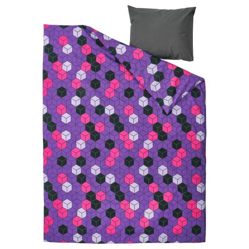BLASKATA, duvet cover and pillowcase, 150x200/50x60 cm, 105.695.05