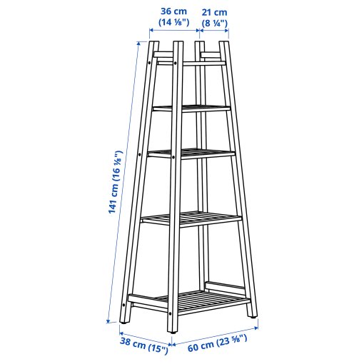 STOREDAMM, shelving unit, 60x141 cm, 105.761.67