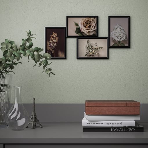 YLLEVAD, art card/flowers-blooming/4 piece, 10x15 cm, 105.788.78