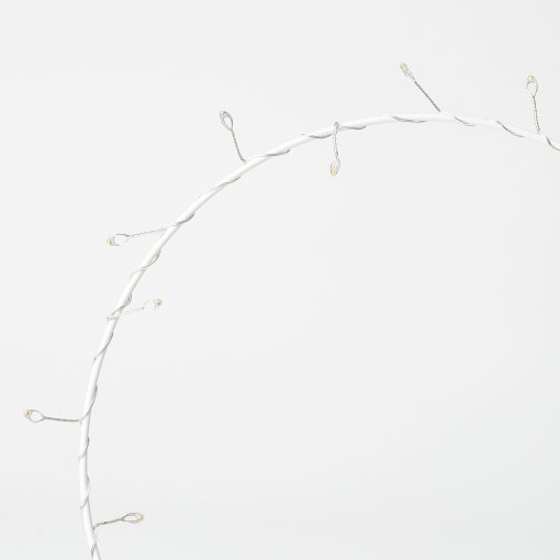 FRÖJDA, κρεμαστό φωτιστικό με ενσωματωμένο φωτισμό LED/λειτουργία με μπαταρία/σχήμα δαχτυλιδιού, 27 cm, 105.821.49