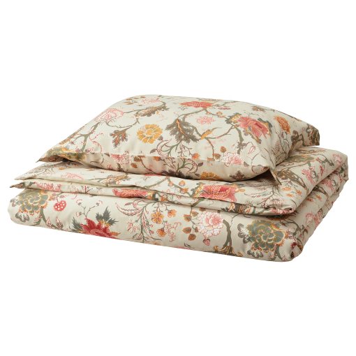 NÄSSELKLOCKA, duvet cover and pillowcase, 150x200/50x60 cm, 105.845.44