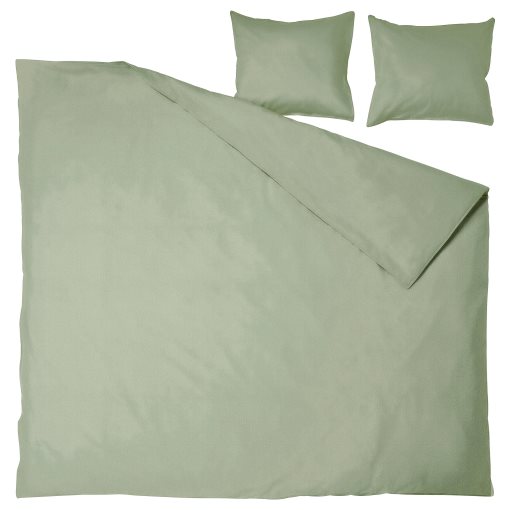 ÄNGSLILJA, duvet cover and 2 pillowcases, 240x220/50x60 cm, 105.851.62