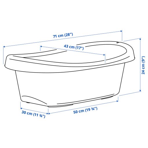 LÄTTSAM, baby bath, 105.915.73