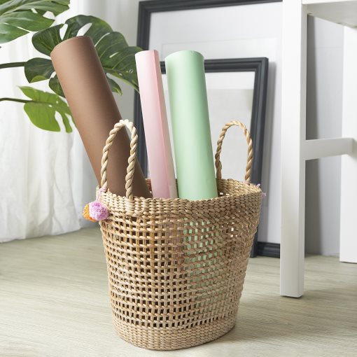 MÄVINN, handmade basket, 28x25x33 cm, 106.010.15