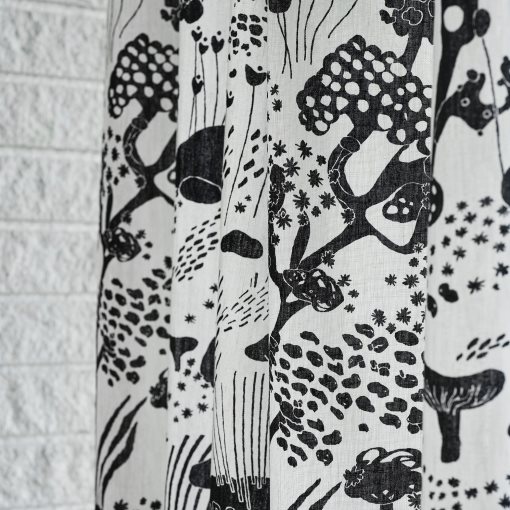 STOCKHOLM 2025, κουρτίνα με τρέσα, 2 τεμ. 145x300 cm, 106.010.96