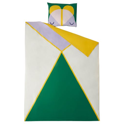 GREJSIMOJS, παπλωματοθήκη και μαξιλαροθήκη, 150x200/50x60 cm, 106.018.31