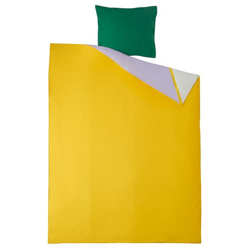 GREJSIMOJS, παπλωματοθήκη και μαξιλαροθήκη, 150x200/50x60 cm, 106.018.31