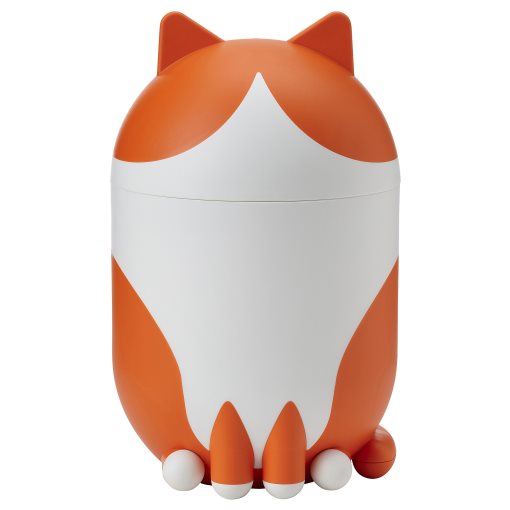 GREJSIMOJS, storage with lid cat-shaped, 106.036.46