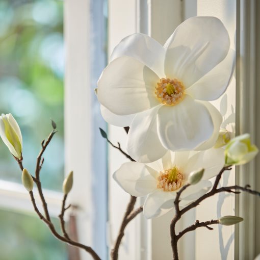 SMYCKA, τεχνητό λουλούδι εσωτερικού/εξωτερικού χώρου/Μανόλια, 61 cm, 106.133.39