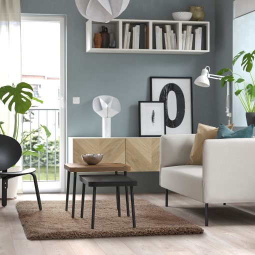 VOLLERSLEV, χαλί ψηλό πέλος, 133x195 cm, 106.142.54