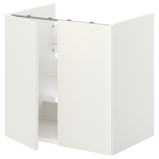 ENHET, base cabinet for washbasin with shelves/doors, 193.224.30