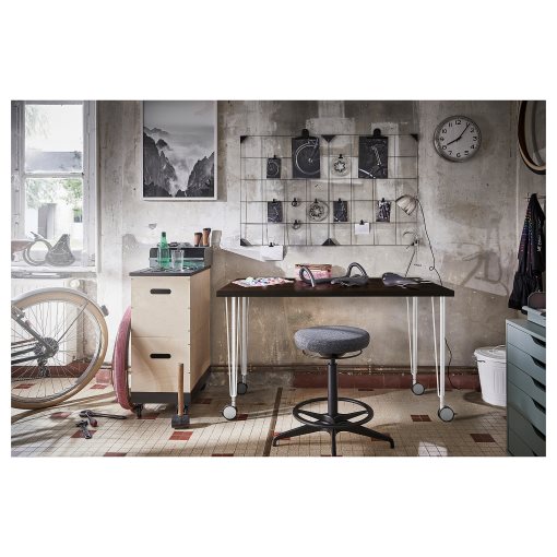 LAGKAPTEN/KRILLE, γραφείο, 120x60 cm, 194.170.32