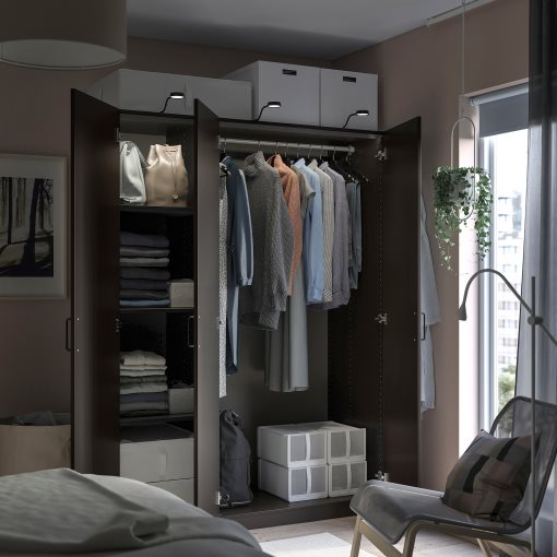 PAX/FORSAND, wardrobe, 150x60x201 cm, 194.297.18